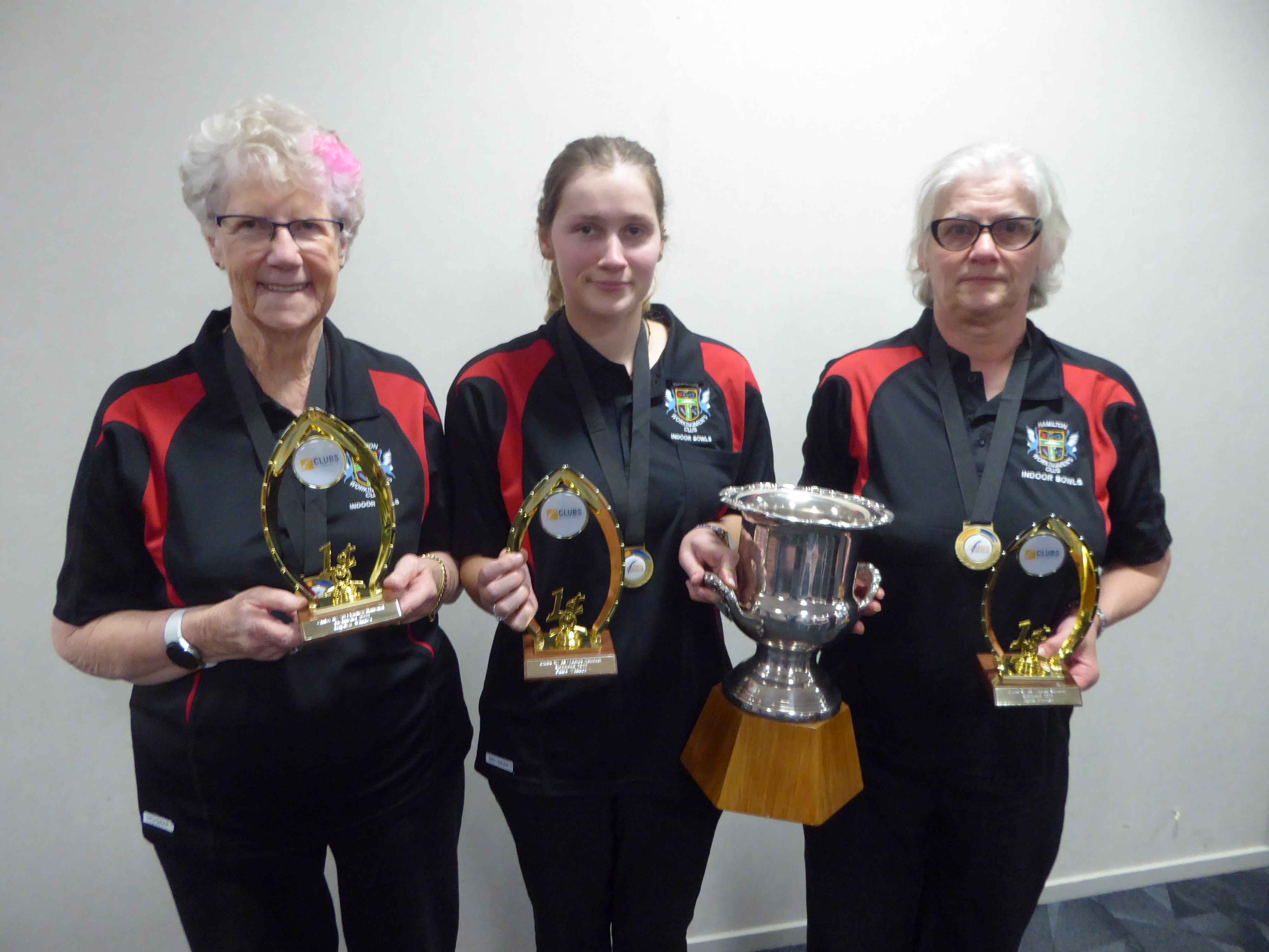 Clubs NZ 2022 National Ladies Winners Tripples K Lord A Tandeild M Tanfeild